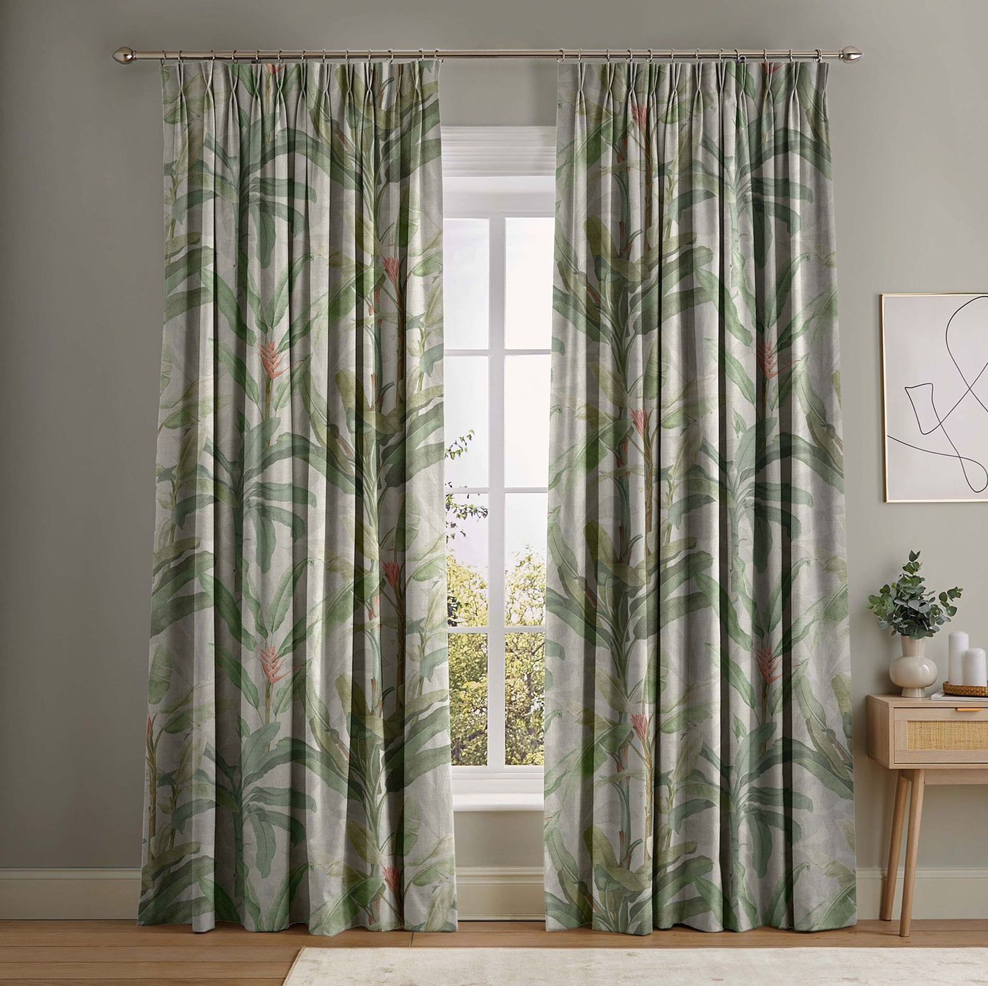 borneo powder blackbout curtains