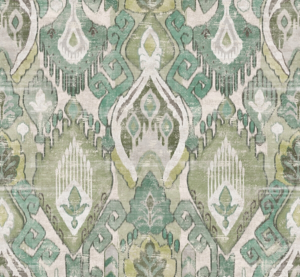 Daraee Tapestry Green wallpaper design detail