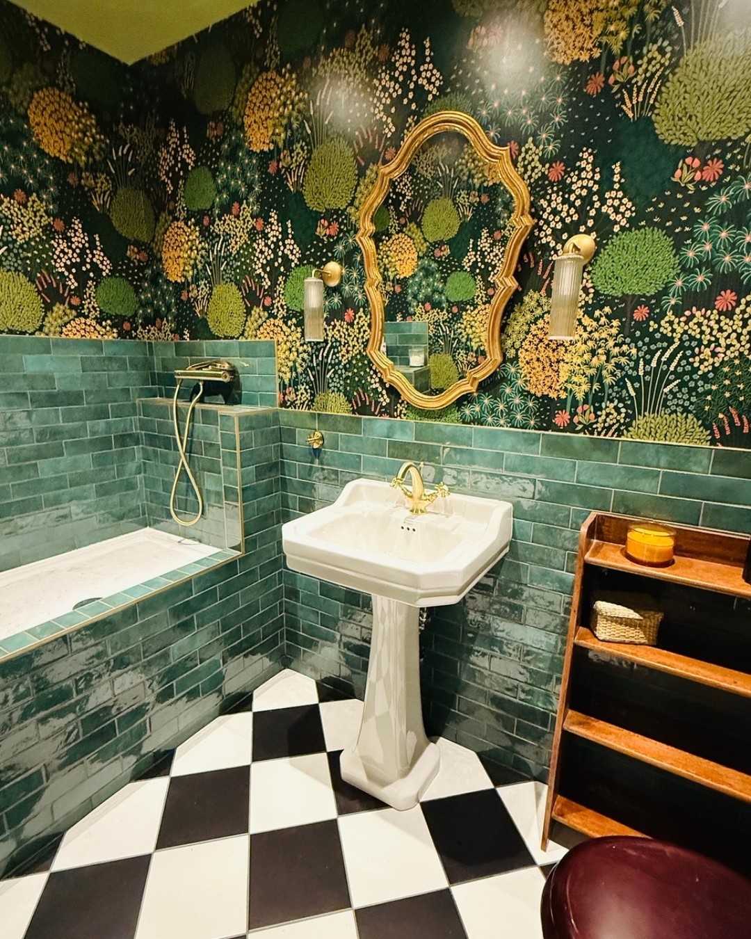 image of fable forest in a bathroom