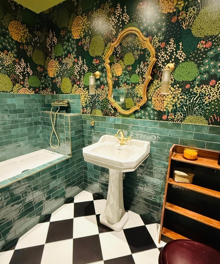 image of fable forest in a bathroom