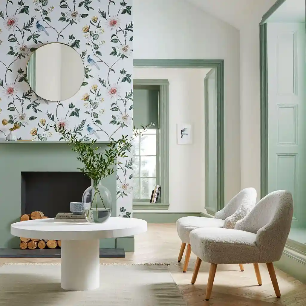 How To Wallpaper a Chimney Breast