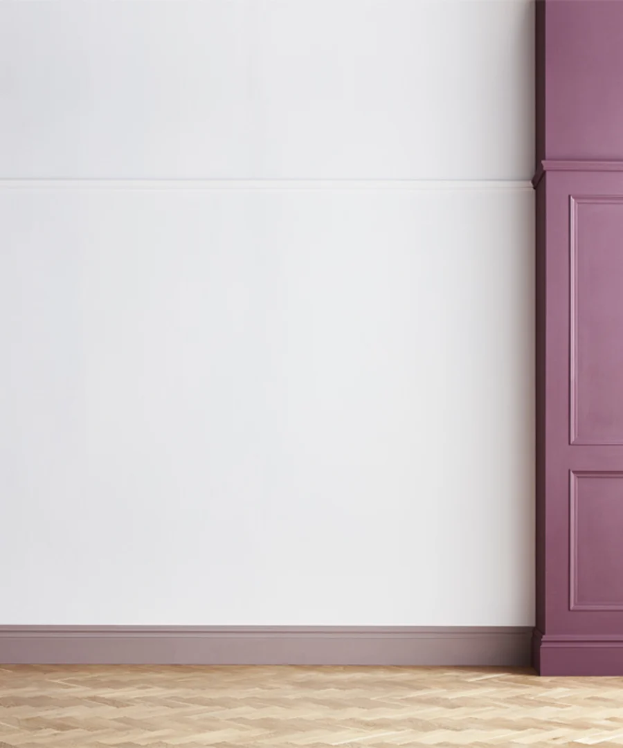 blank wall to prepare for paint