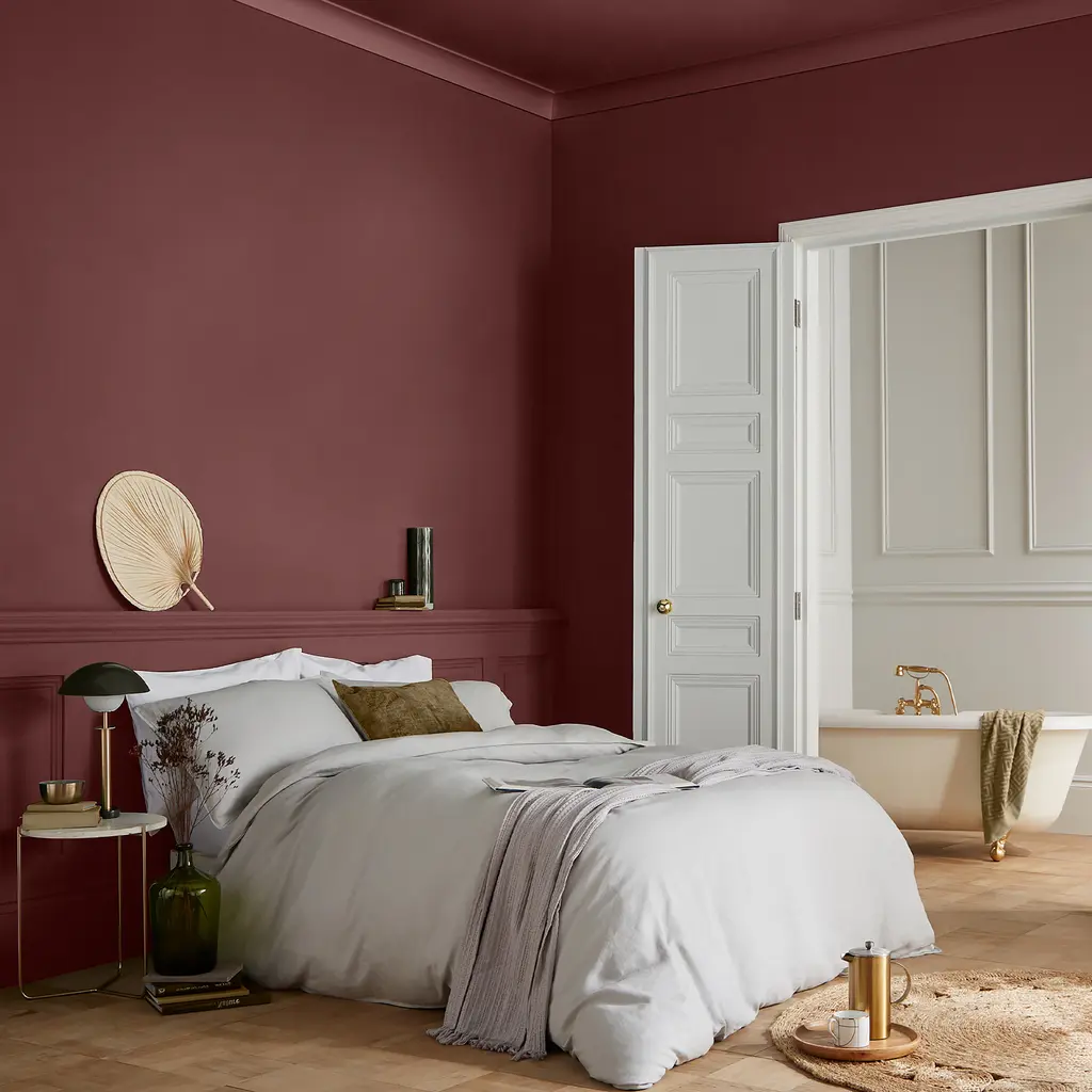 Barolo Paint in a bedroom