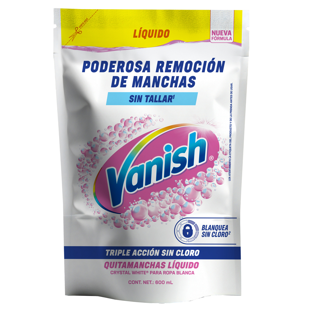 Vanish Líquido Crystal White Ropa Blanca 600ml