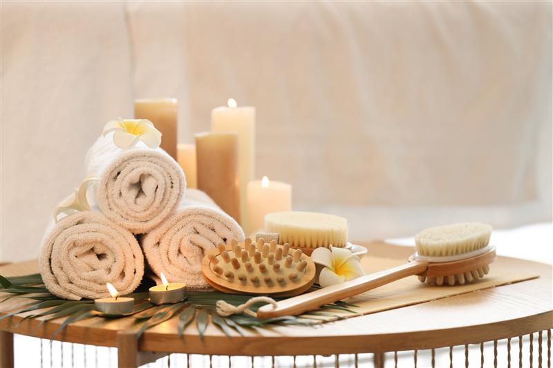 clean spa towels at home