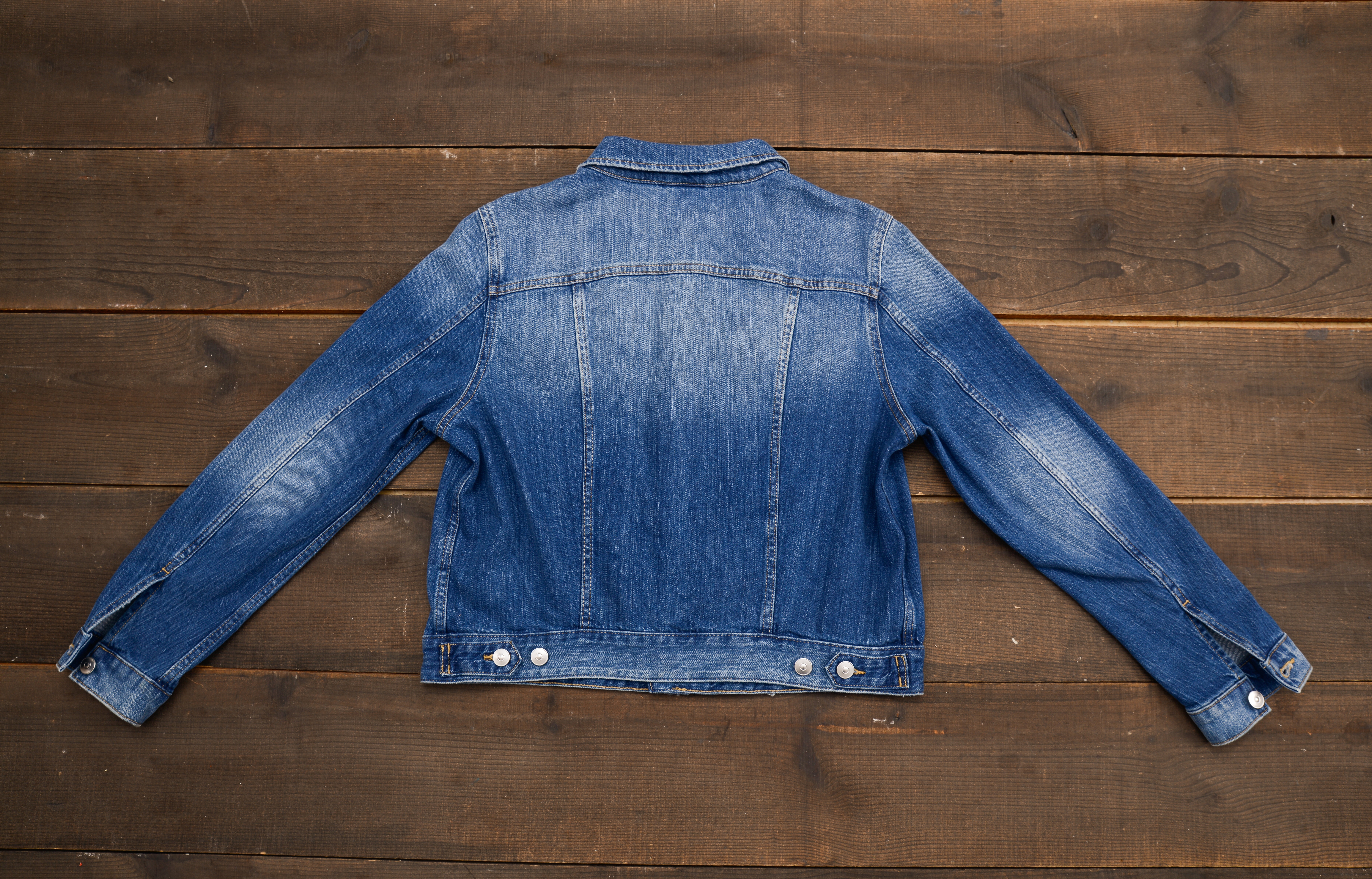 clean denim jackets at home