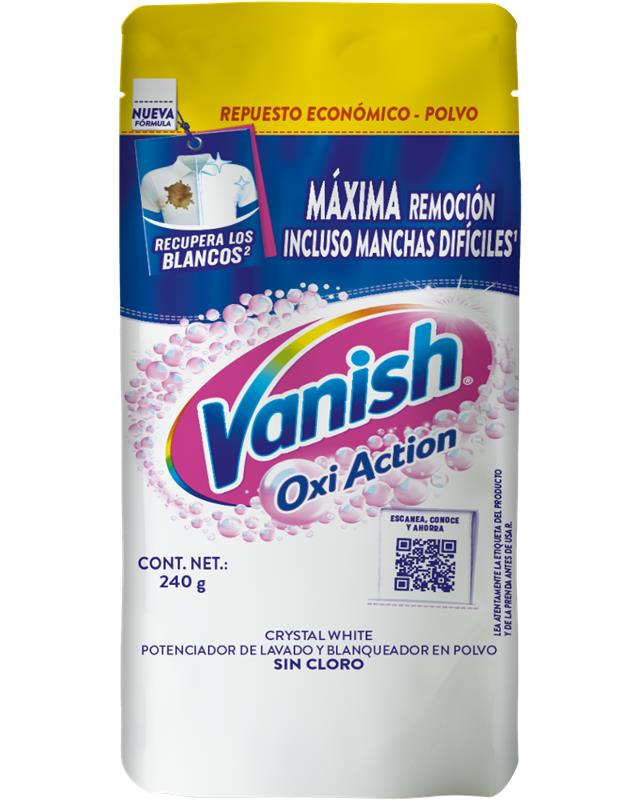 Vanish® Quitamanchas en Polvo para ropa de color de 120 g