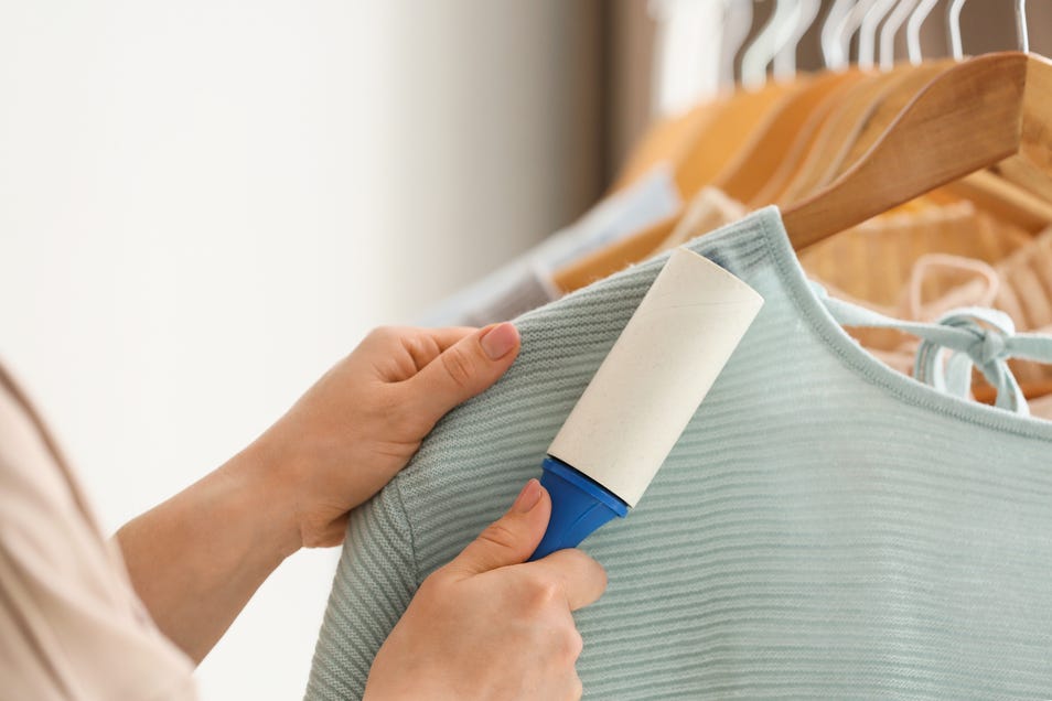 removing lint from fleece