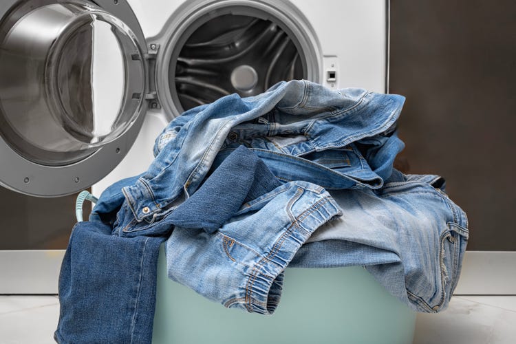 how to remove lint from black jeans