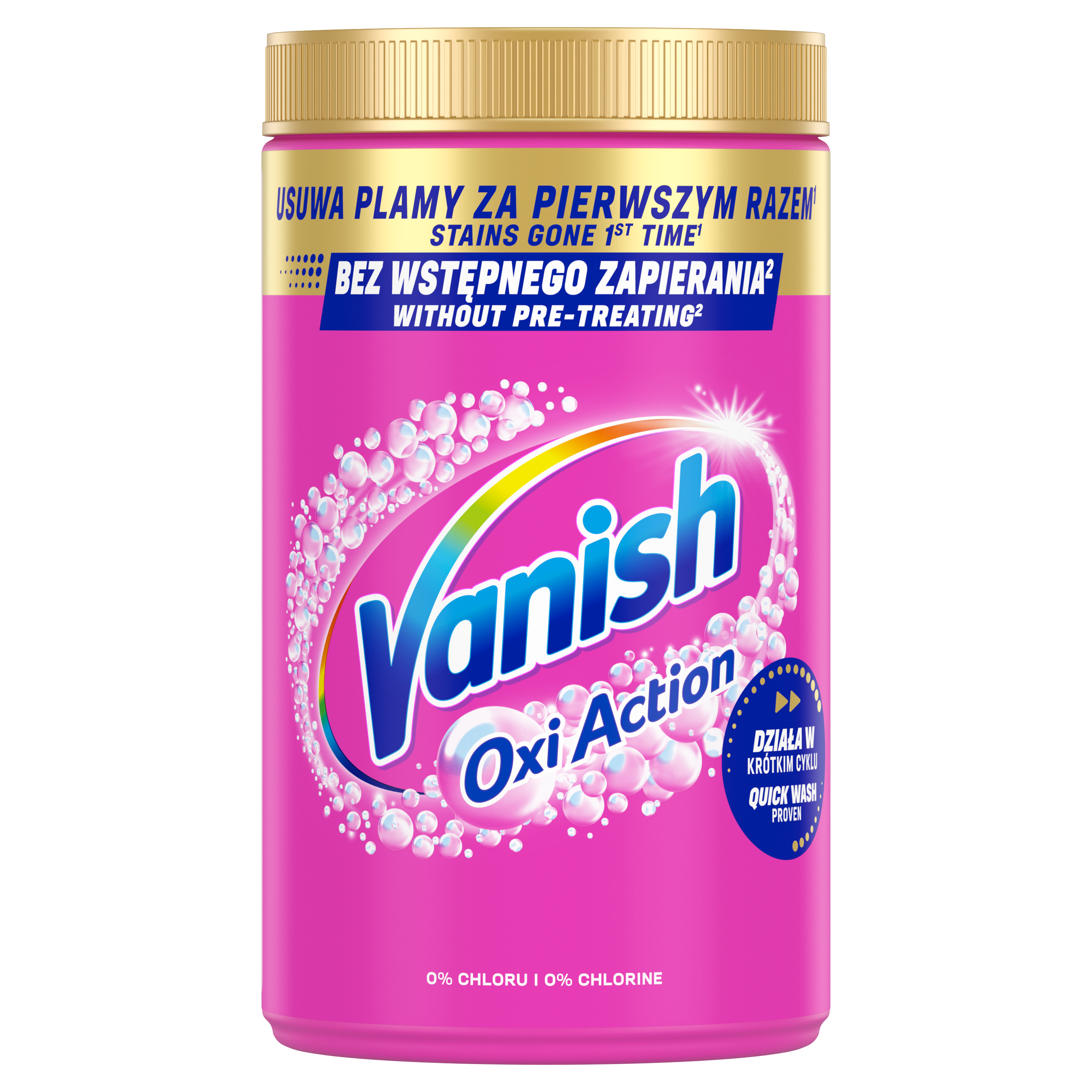 Proszek Vanish Oxi Action wielofunkcyjny odplamiacz do kolorów 1.4 kg