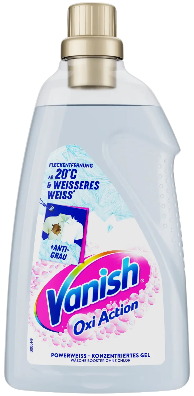 Vanish Oxi Action Powerweiss Fleckentferner White Gel 1500ml