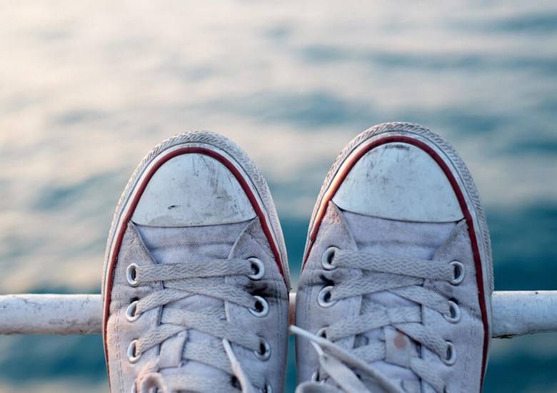 Taches sur les chaussures