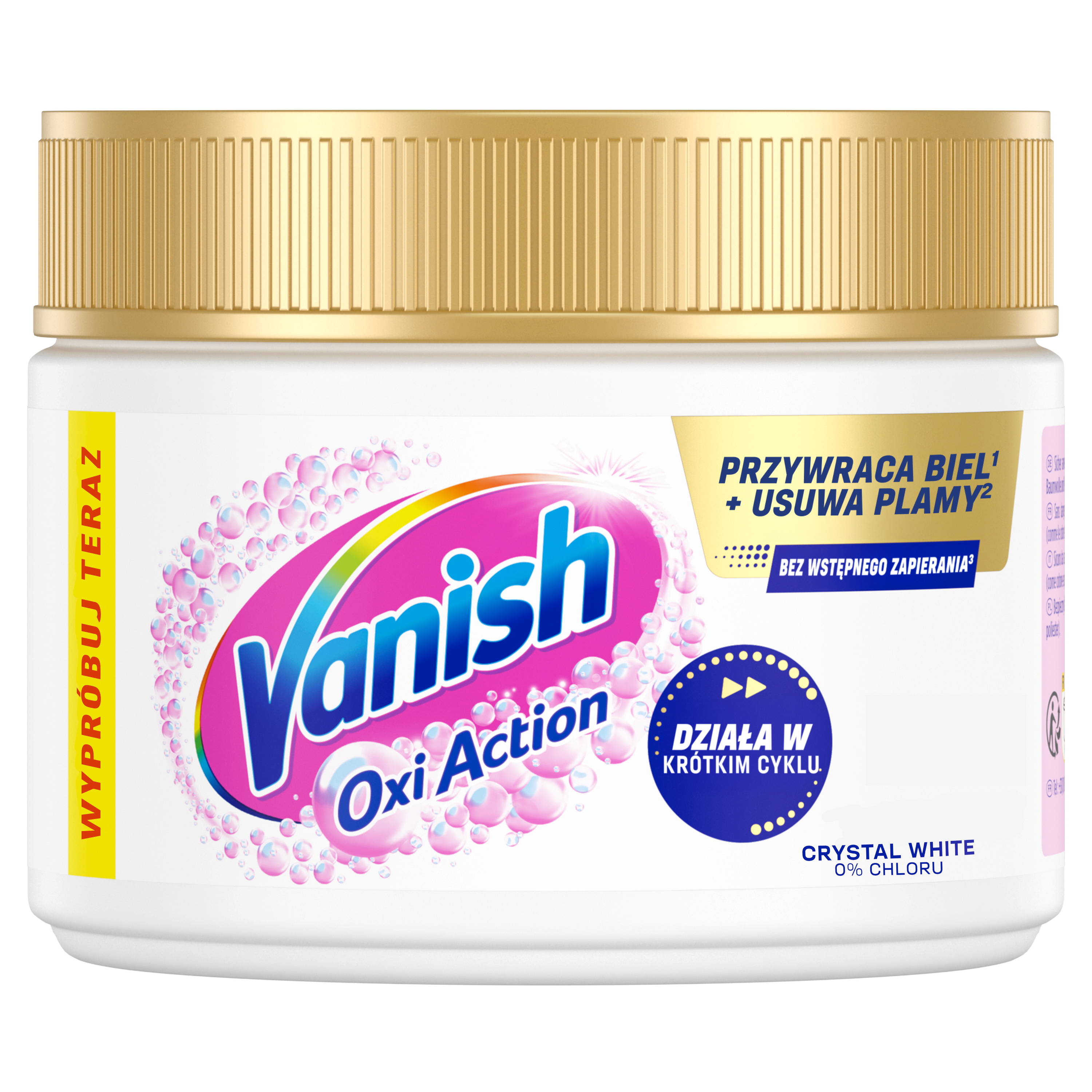 Proszek Vanish Oxi Action wielofunkcyjny odplamiacz do białych tkanin 250 g