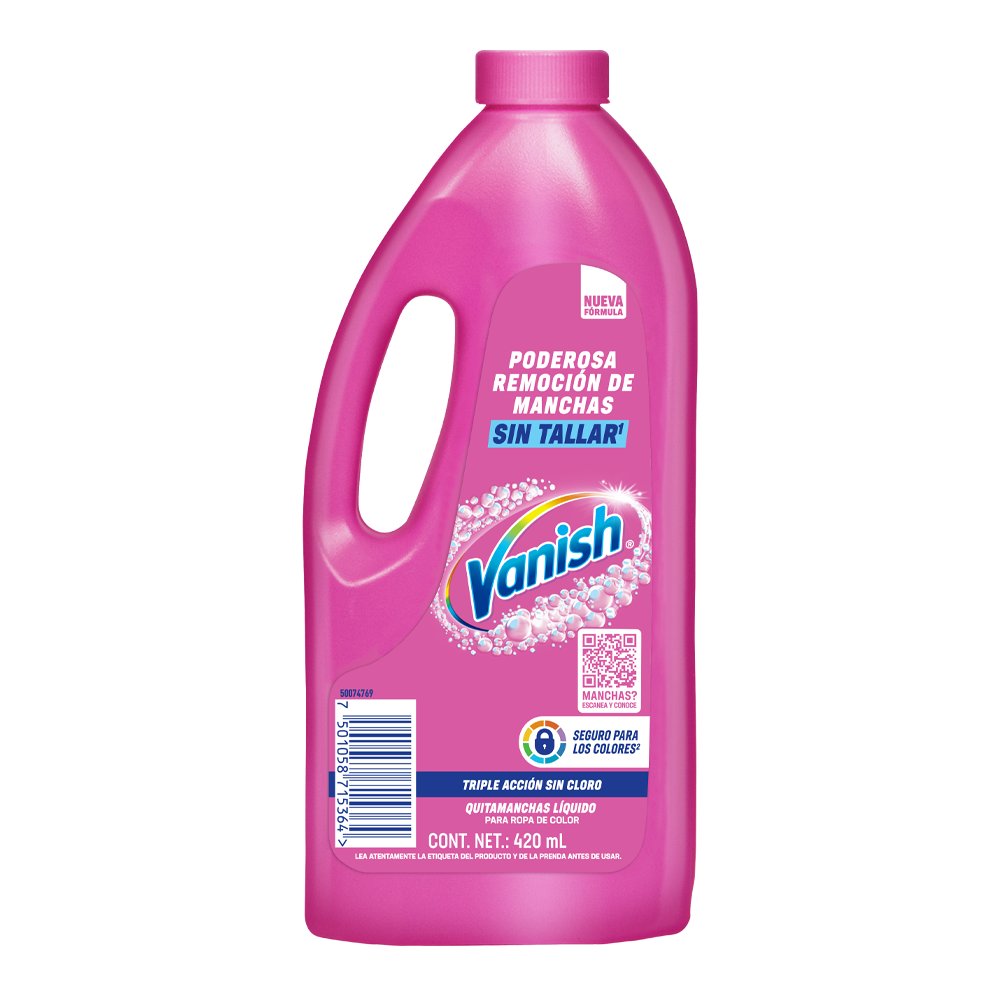 Vanish Líquido quitamanchas para ropa de color 420ml