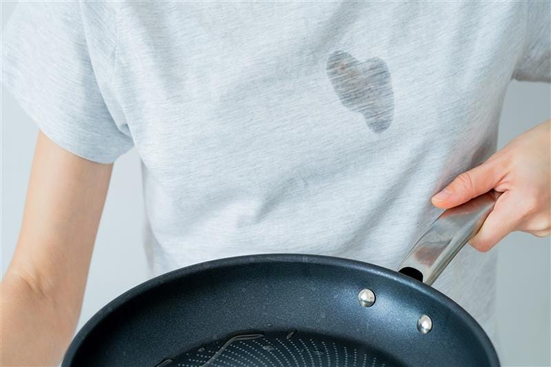 How to clean ghee stains from clothes