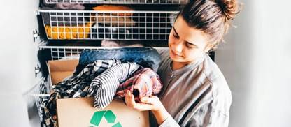 Alte Kleidung entsorgen