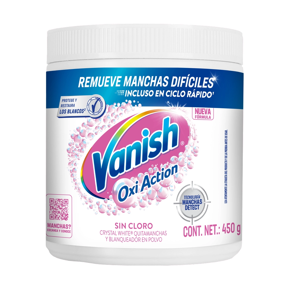 Vanish® Quitamanchas en Polvo para ropa blanca de 450 g