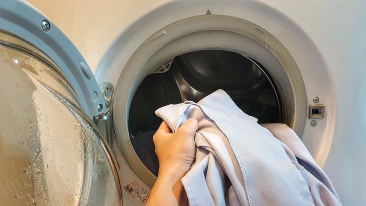 red mould on clothes