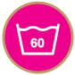 Wash at or below 60°C