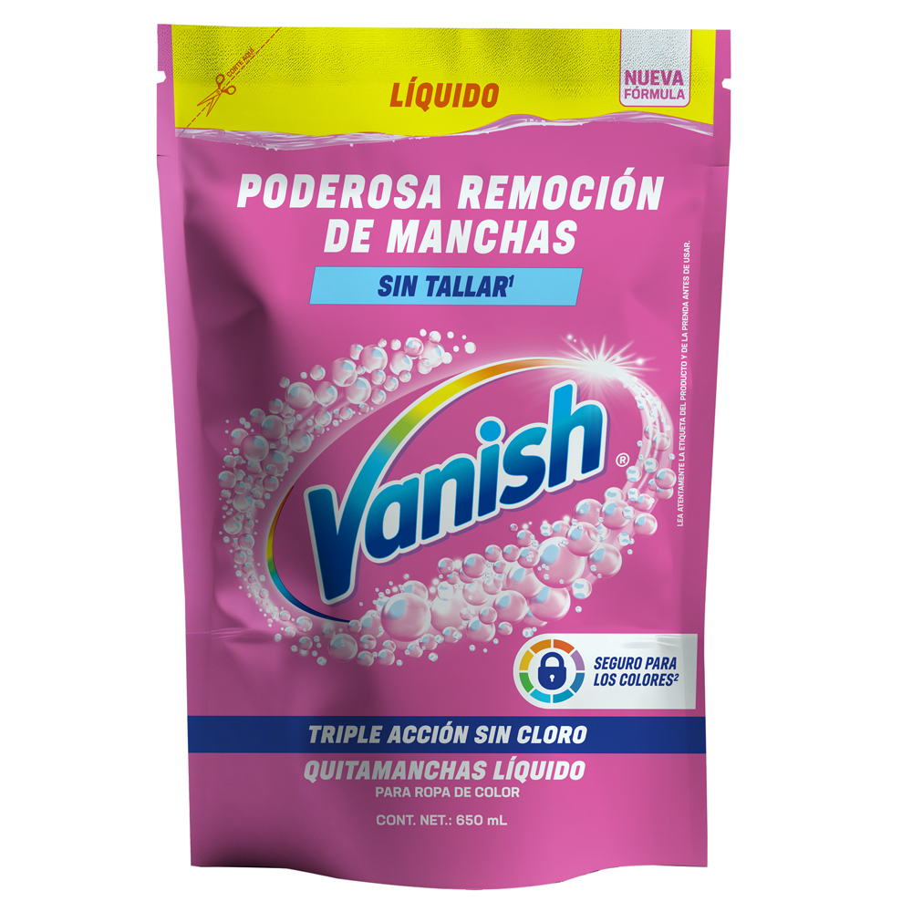 Vanish Líquido quitamanchas para ropa de color 650ml