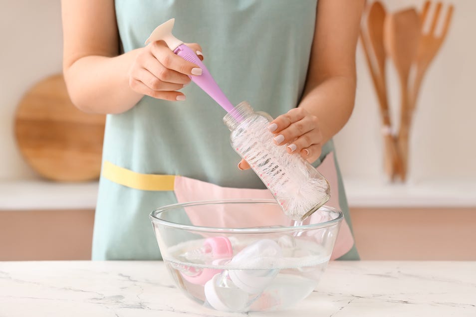 Remove strains from water bottles