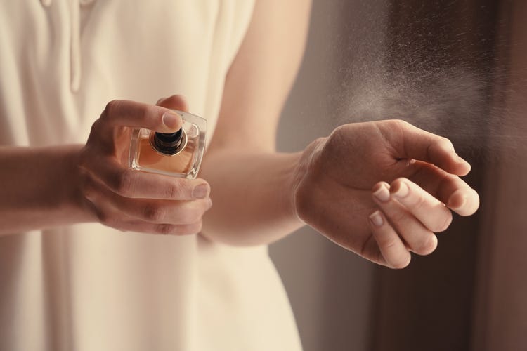 remove perfume stains from clothing