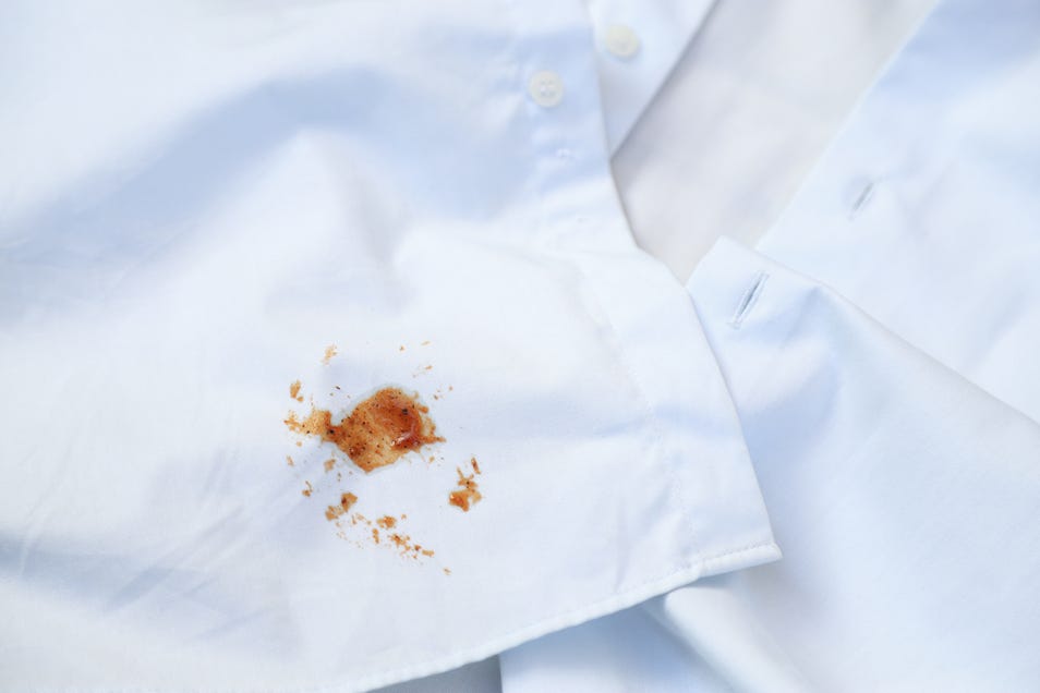 removing gravy stains from festive attire