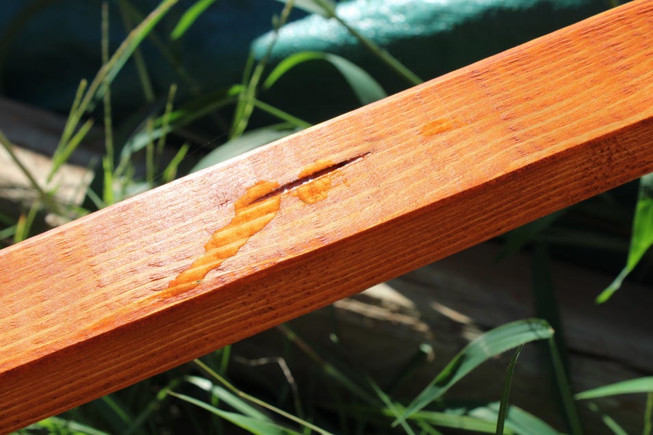How to remove sap stains