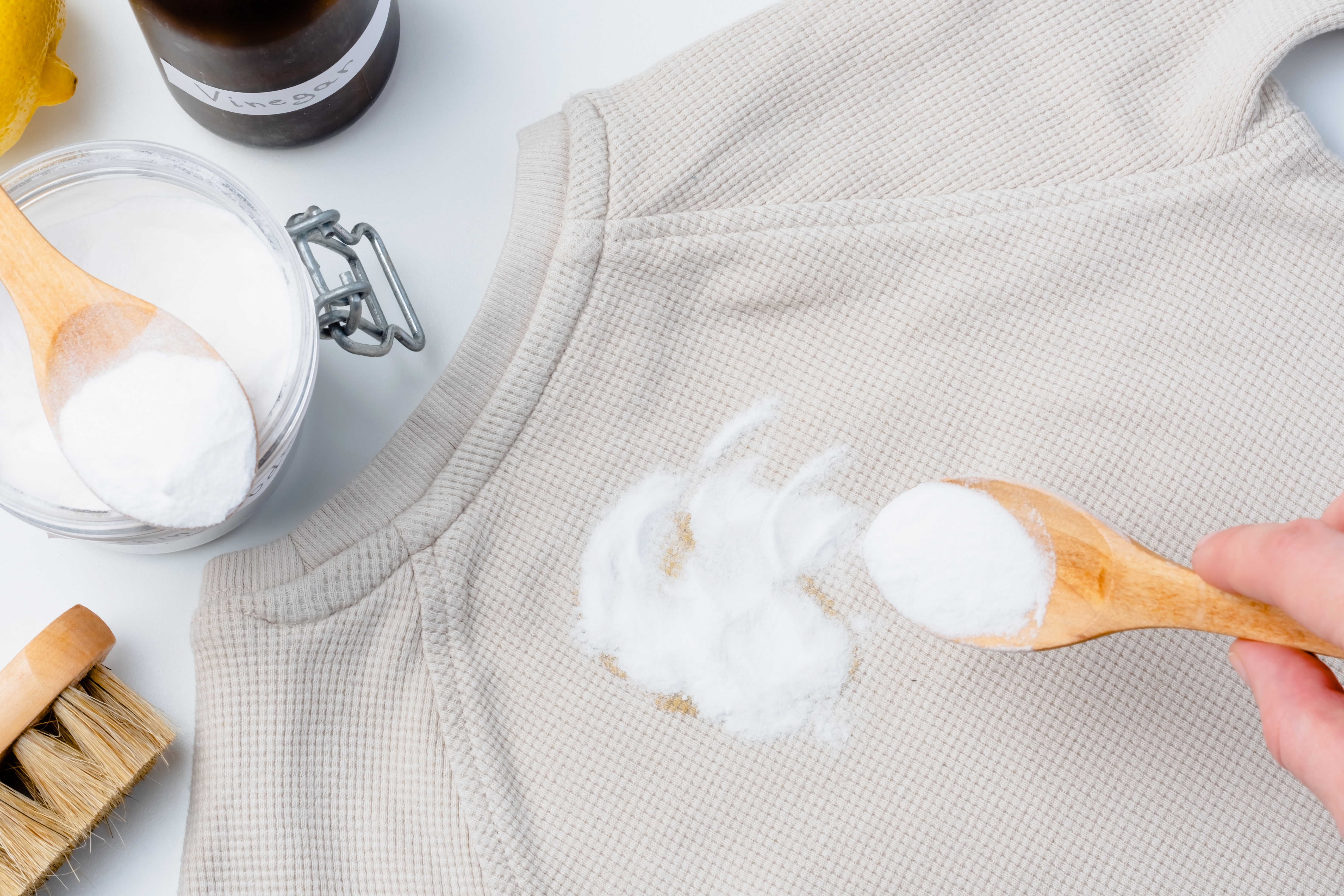 Cleaning mustard stains from shirts