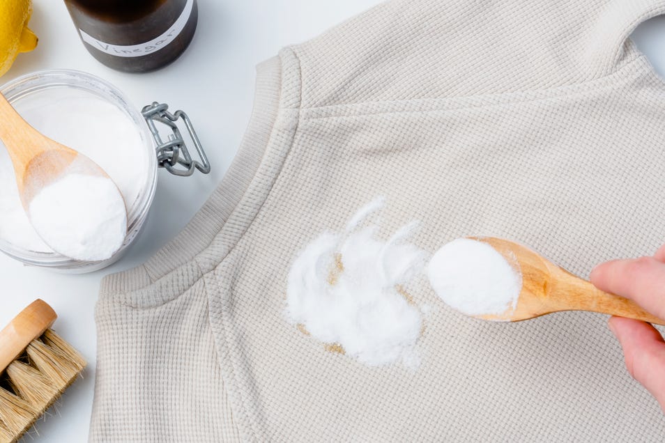 Cleaning mustard stains from shirts