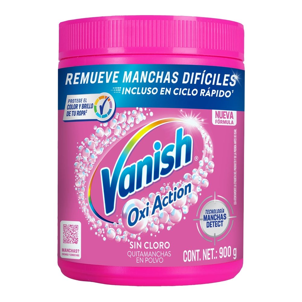 Vanish® quitamanchas en polvo Oxi Action para ropa de color 900g