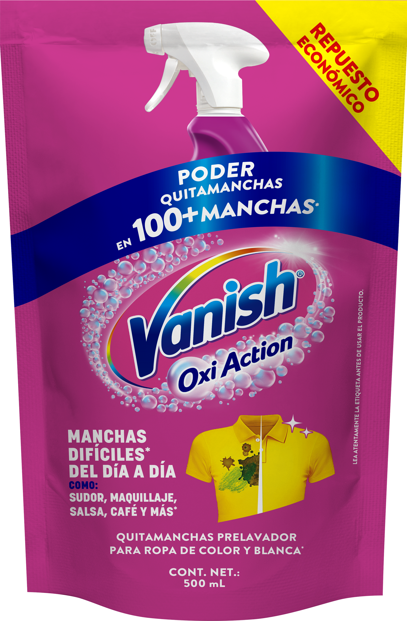 Prelavador Vanish de 500 ml