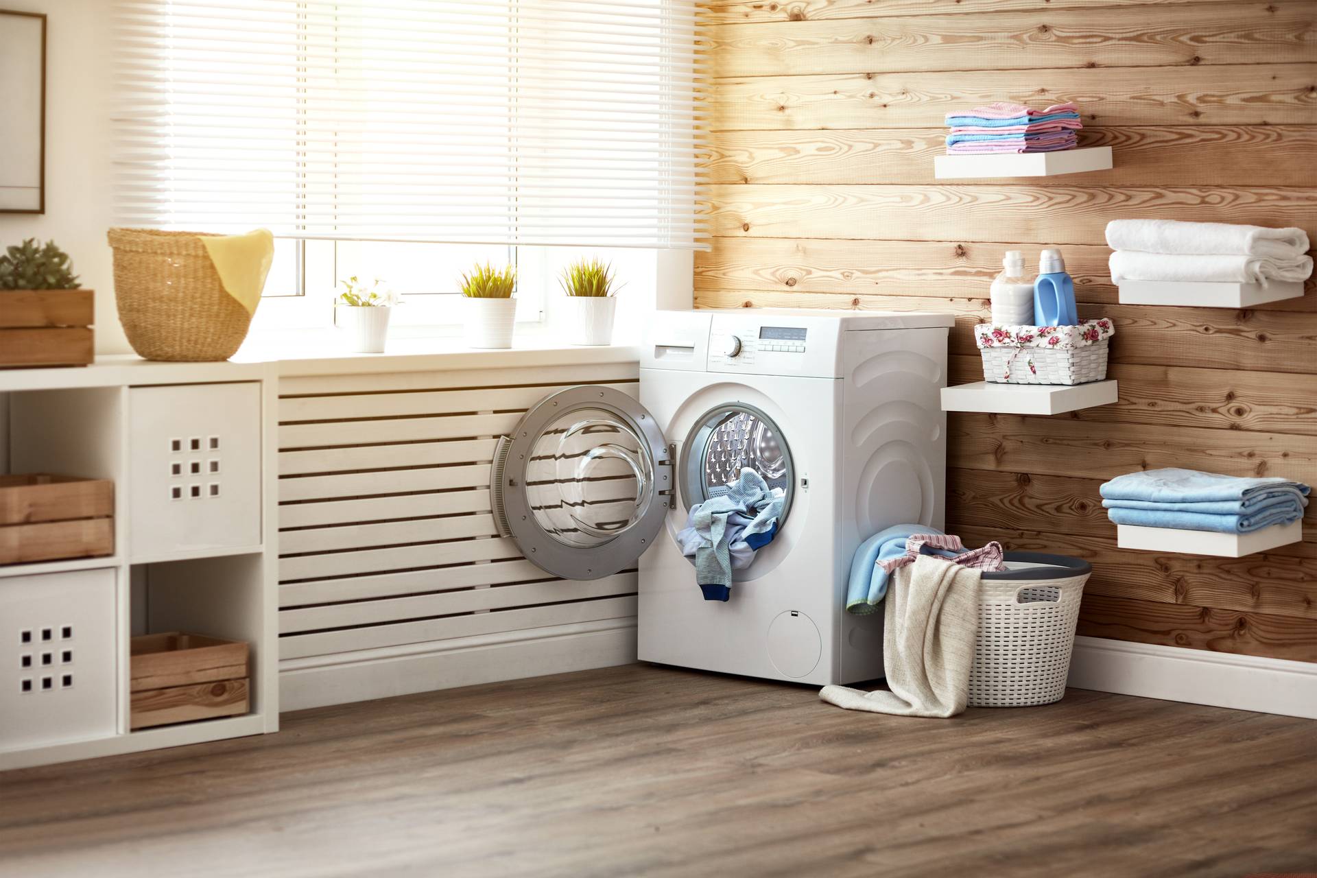 Drying and fluffing towels