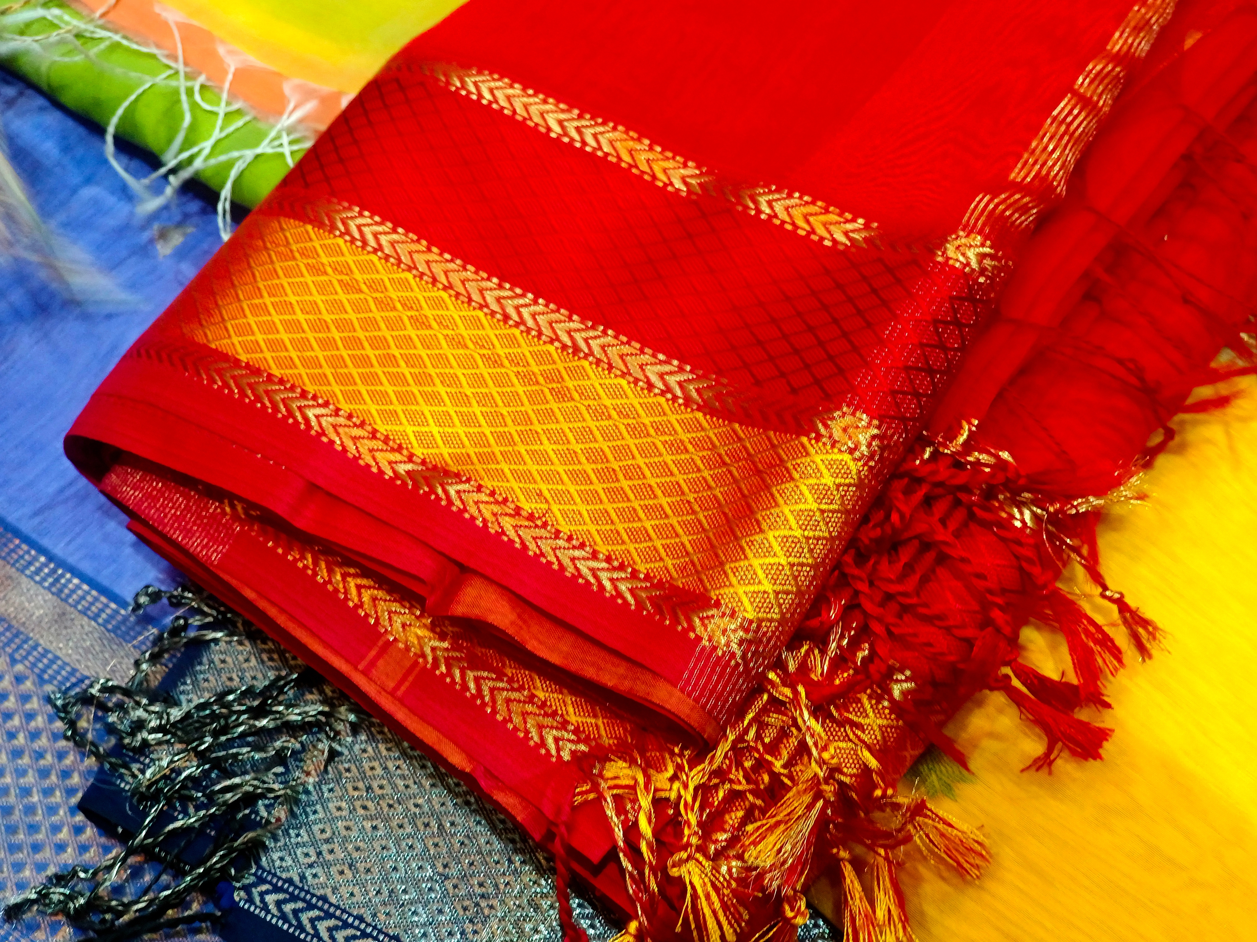 Remove stains from banarasi silk