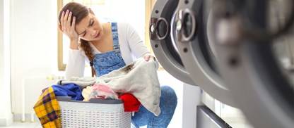 Símbolos de lavagem na roupa