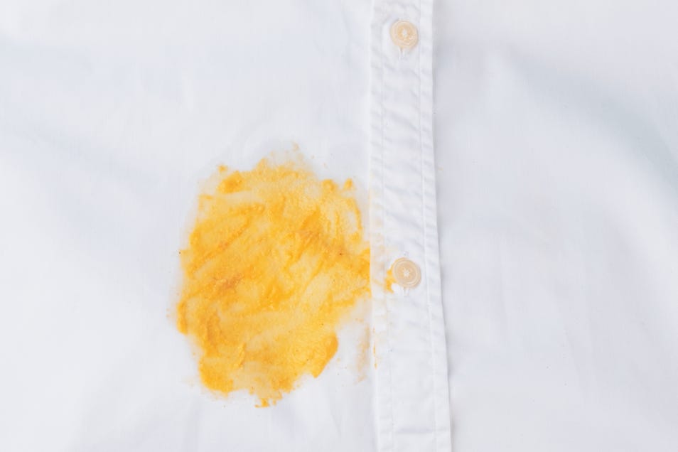 yellow stain