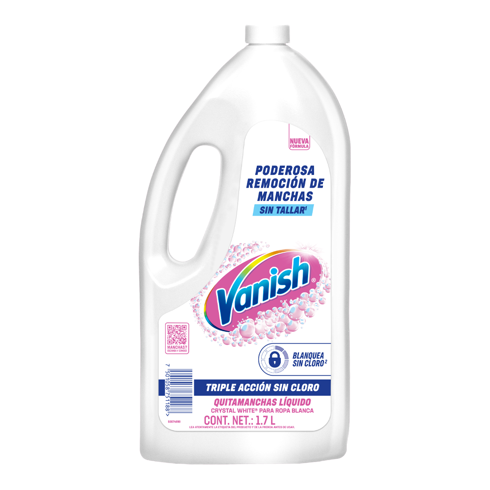 Vanish Líquido Crystal White Ropa Blanca 1.7L