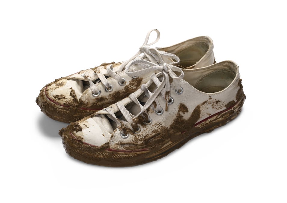 mud shoes stain