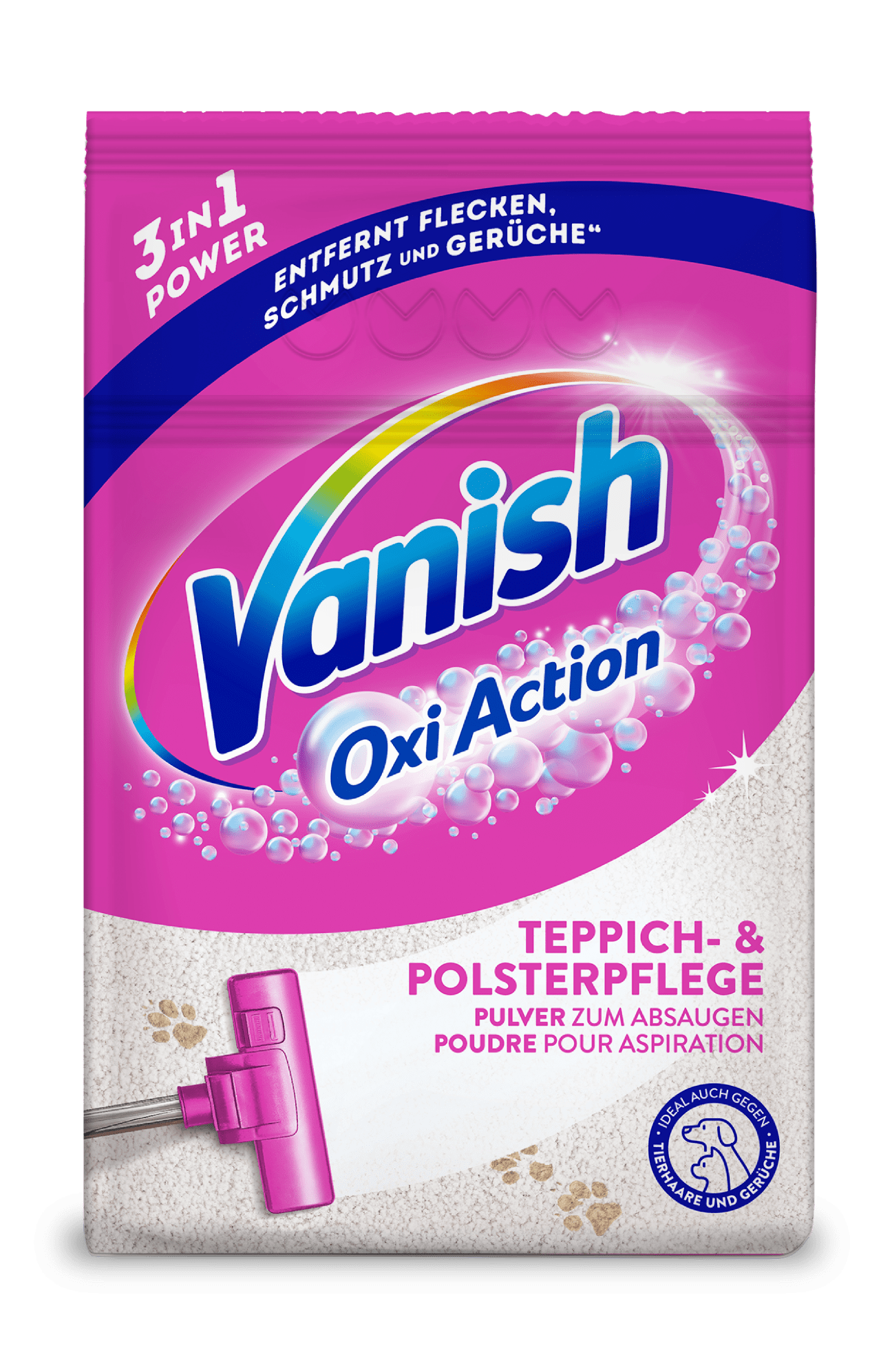 Vanish Teppich- und Polsterpflege Pulver 820g