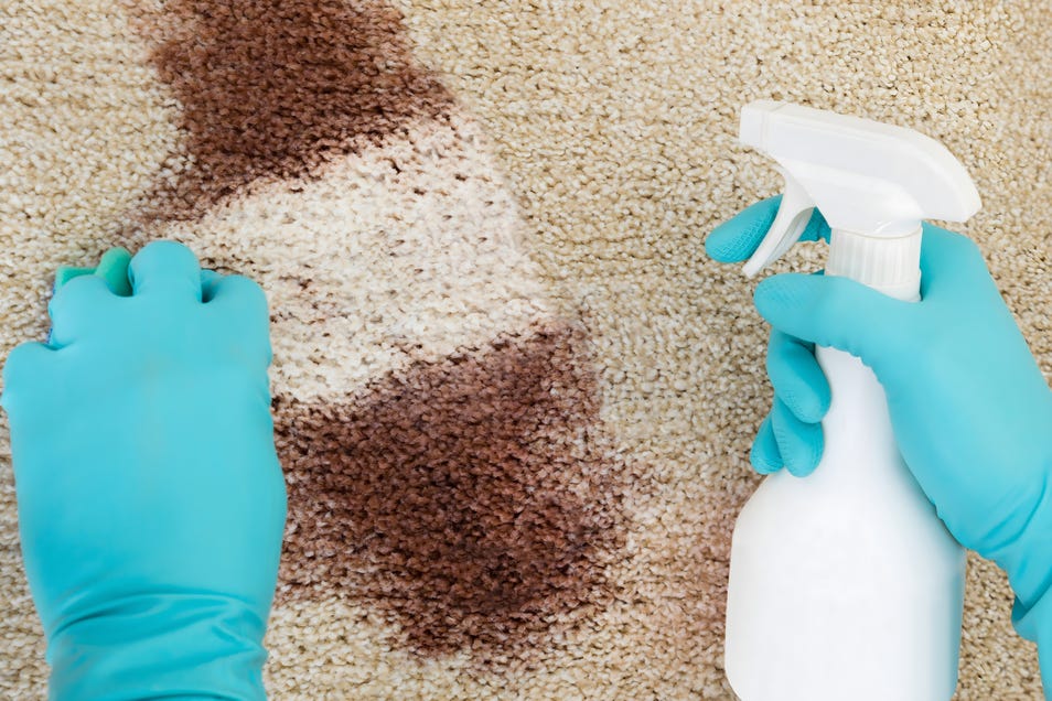 removing stain from carpet
