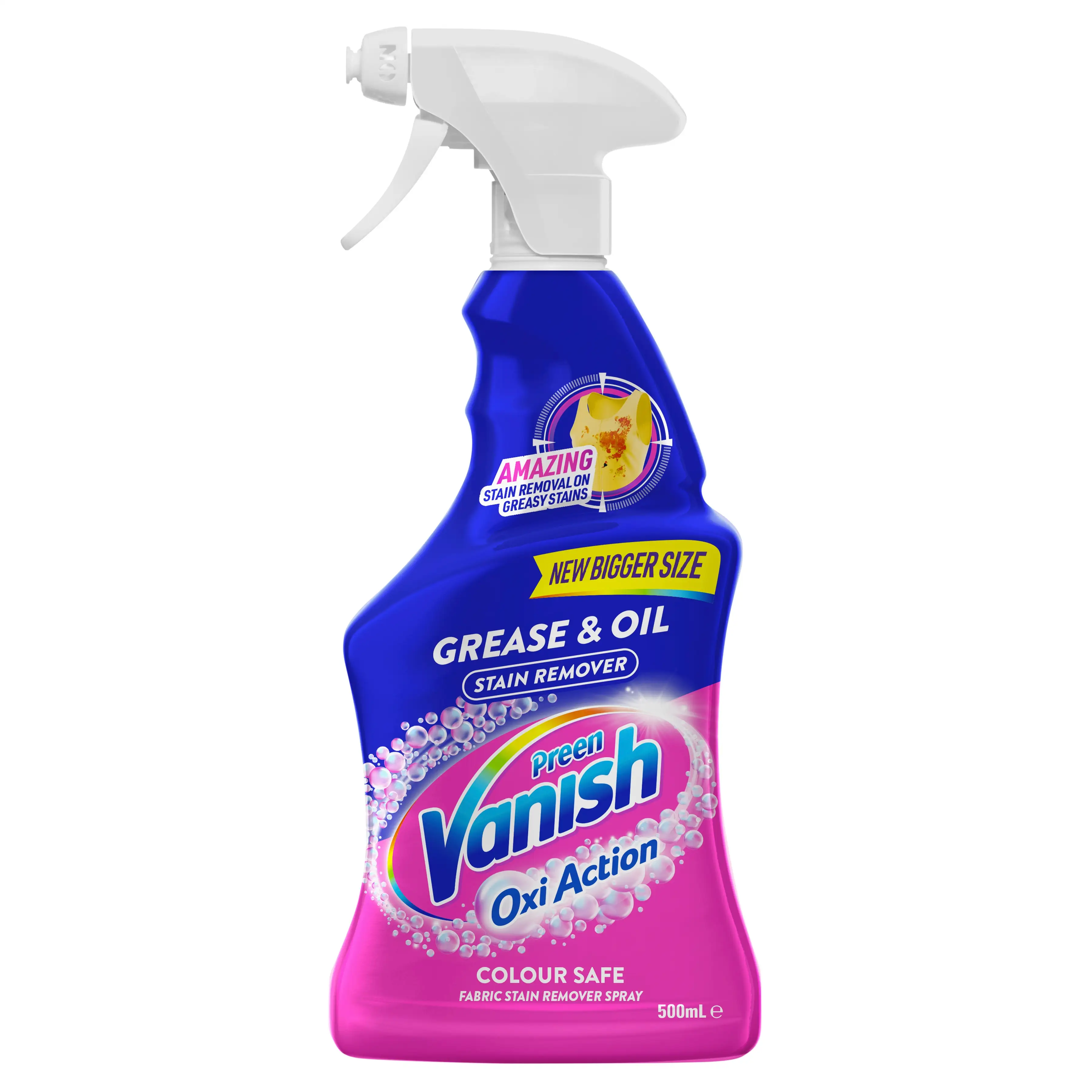 Vanish Preen Oxi Action Degreaser Stain Remover Spray 500ml