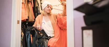 Desfazer-se de roupas antigas