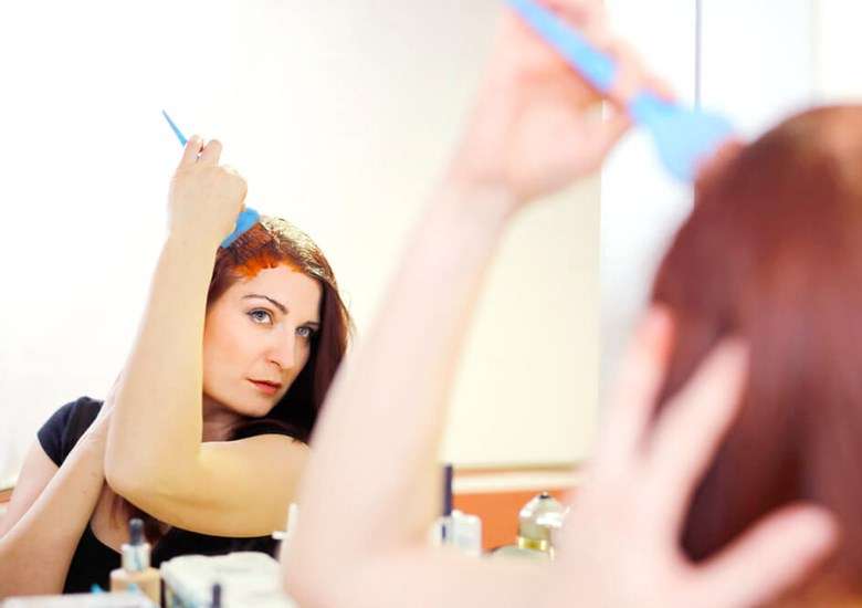 Hajfestékfoltok eltávolítása