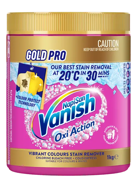 Vanish Napisan Gold pro Oxi Action Stain Remover Powder 1kg