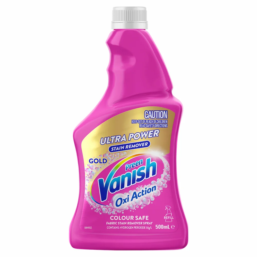 Vanish Preen Gold Oxi Action Fabric Stain Remover Spray 500ml