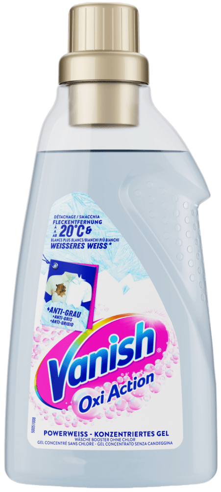 Vanish Oxi Action Powerweiss Fleckentferner White Gel 750ml