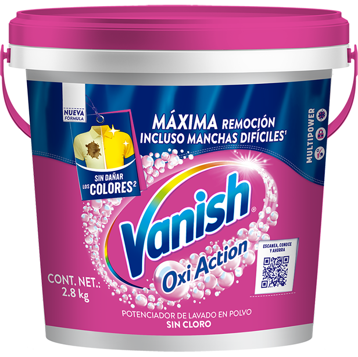 Vanish® Quitamanchas en Polvo para ropa de color de 2.8 kg