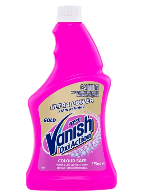 Vanish Preen Gold Oxi Action Fabric Stain Remover Spray 375ml