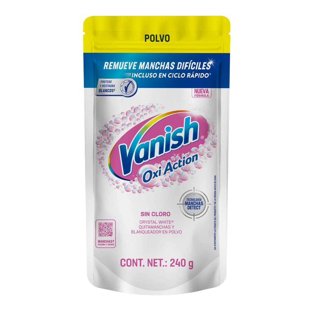 Vanish® Quitamanchas en Polvo para ropa blanca de 240 g