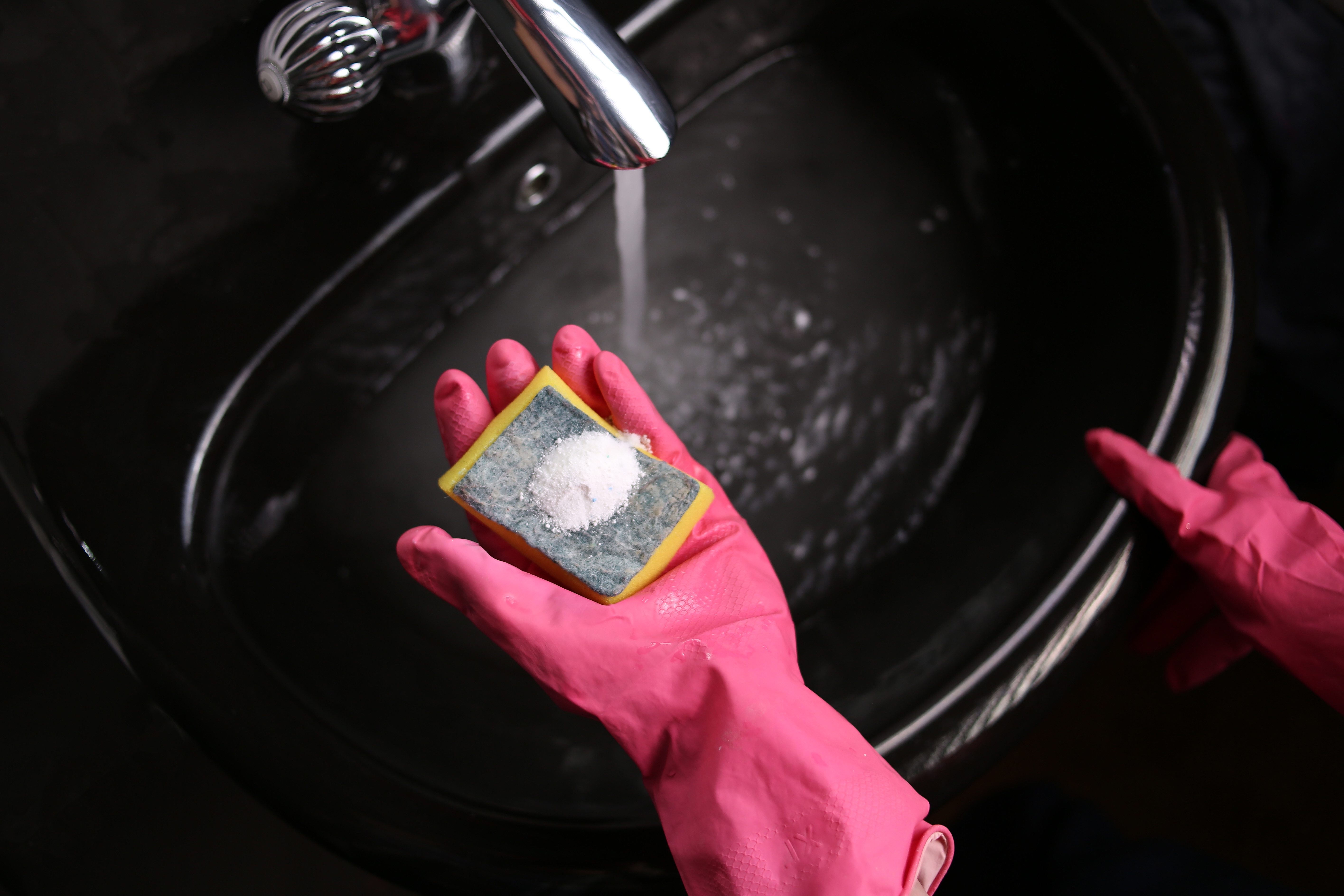 use of soap water with vanish